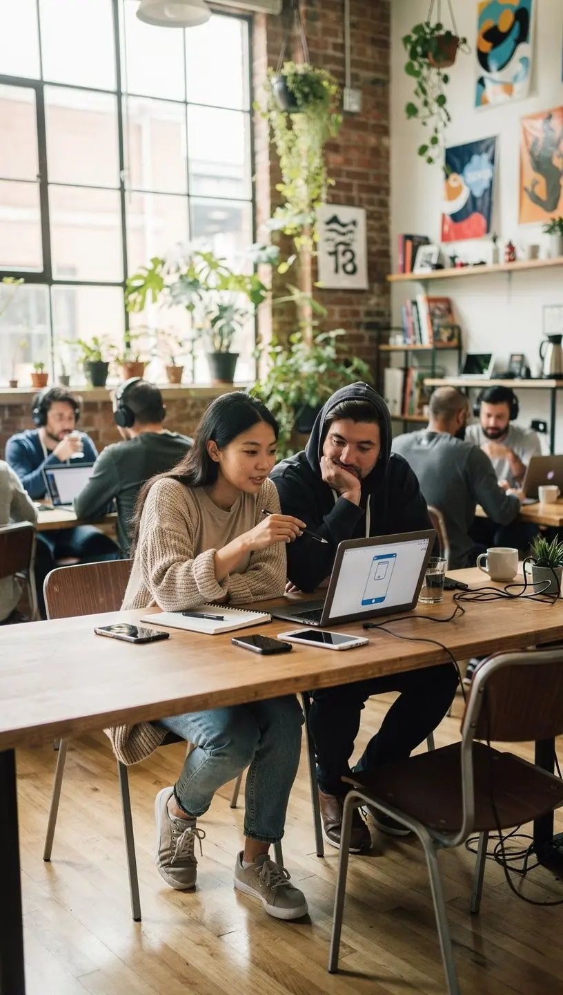 Blockchain technology improving supply chain transparency.