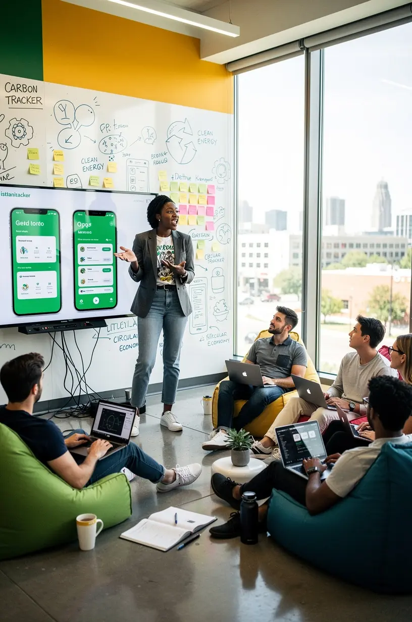 Drones enhancing agricultural efficiency and crop monitoring.